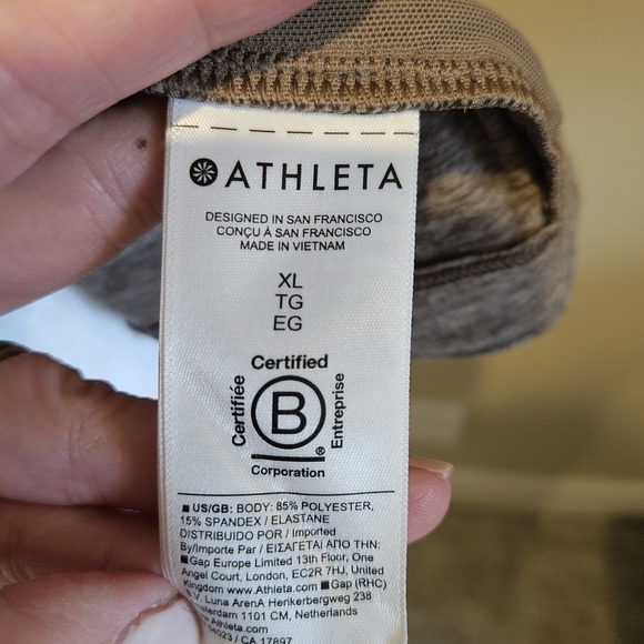 Athleta Sweatsuit Heathered Tan - Picture 8 of 16